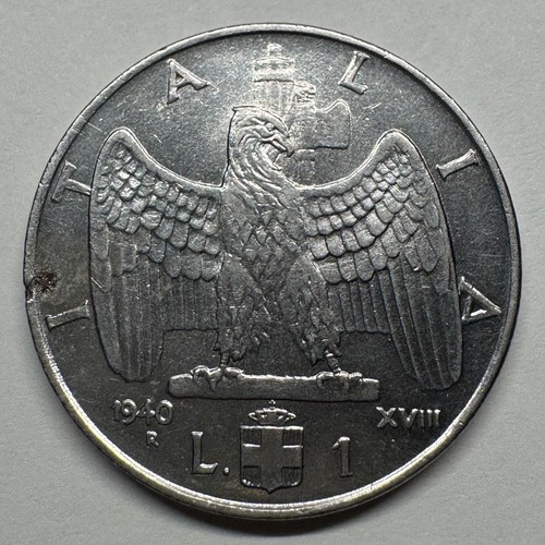 1940 italy lira - italy, coin