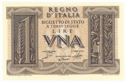 Lira biglietto stato - 1,