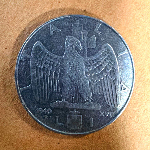 1940 italy lira 79 - 1940, km#79