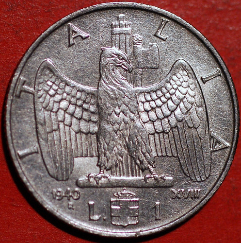 Italy lira 1940 xviii - lira,