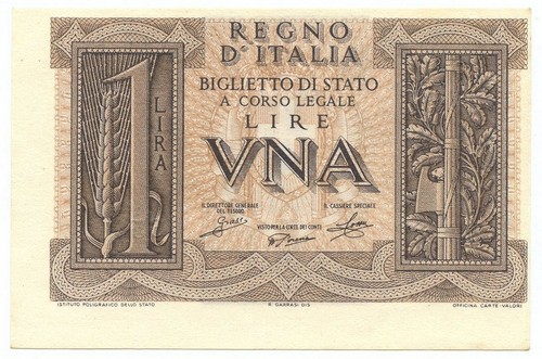 Lira errore stampa - lira, di