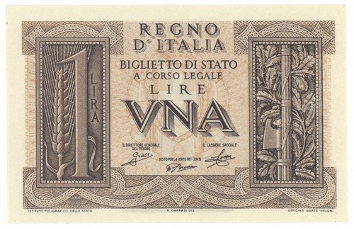 Lira biglietto stato - 1,