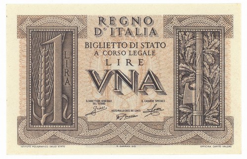 Lira biglietto stato - lira,