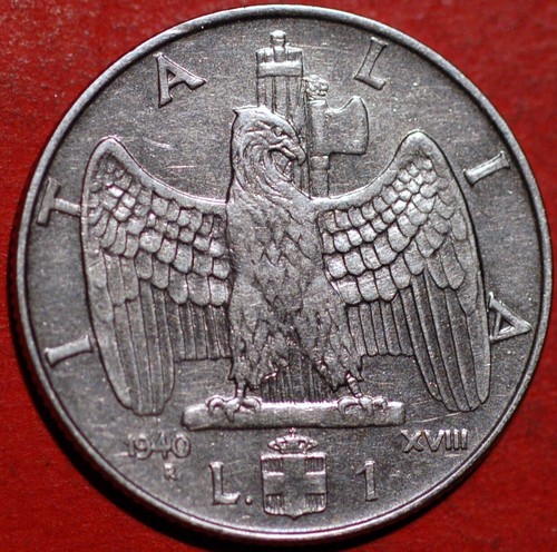 Italy lira 1940 xviii - lira, yr.