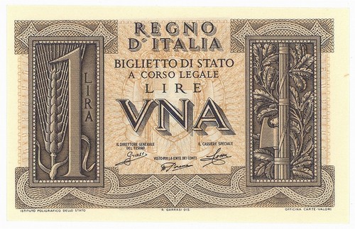 Lira biglietto stato - biglietto,