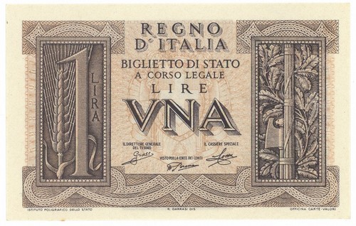 Lira biglietto stato - 1,