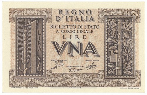 Lira biglietto stato - 1,