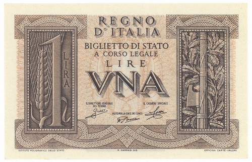 Lira biglietto stato - lira,