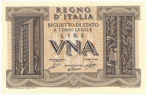 Lira biglietto stato - 1,