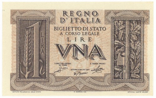 Lira biglietto stato - lira,