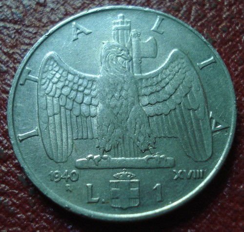 1940 italy lira - 1, in