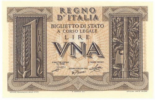 Lira biglietto stato - 1,