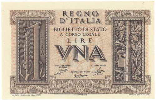 Lira biglietto stato - biglietto,