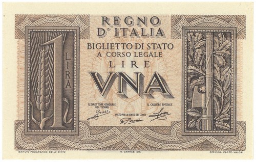 Lira biglietto stato - 1,