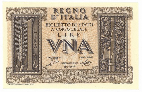 Lira biglietto stato - lira,