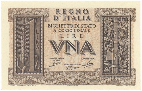 Lira biglietto stato - 1,