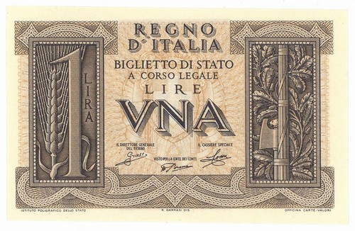 Lira biglietto stato - 1,