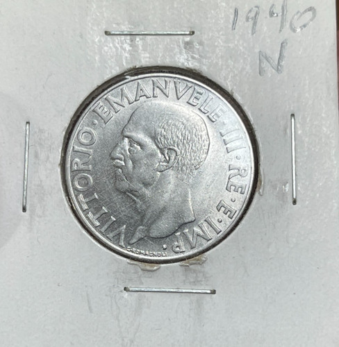 1940 italy lira coin - italy, 1