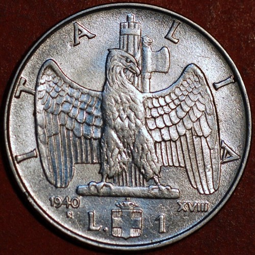 Italy lira 1940 vittorio - italy,