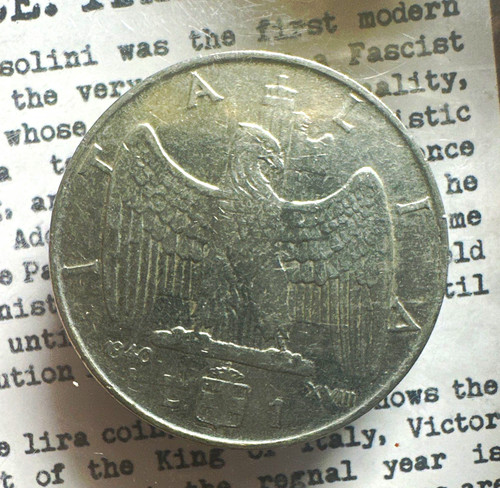 Italy 1940 lira vittorio - italy, 1
