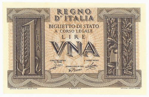 Lira biglietto stato - di,